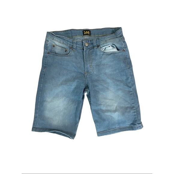 Lee Kids Denim Shorts | Size 12 | Light Wash | Stretch Cotton Blend - Picture 1 of 3